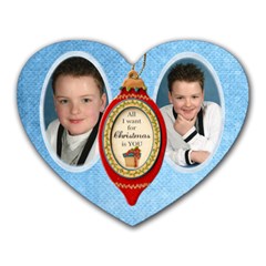 All I Want for Christmas is You Mousemat - Heart Mousepad All I Want for Christmas is You Mousemat - Heart Mousepad