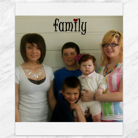 16x20 Family By Amanda Bunn 15.75 x19.29  Canvas - 1
