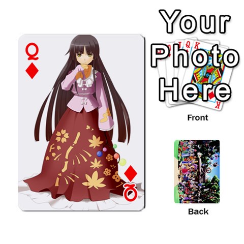Queen Touhou Cards(updated) By Keifer Front - DiamondQ