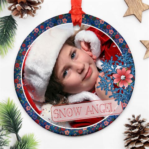 Snow Angel Ornament By Mikki Back