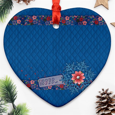 Snow Ornament By Mikki Front