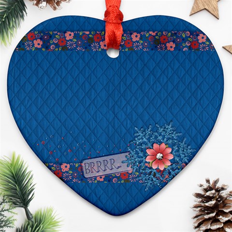 Snow Ornament By Mikki Back