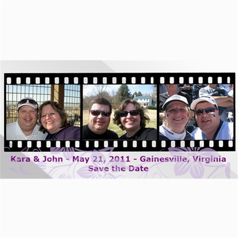 Save The Date Cards By Kara Bennis 8 x4  Photo Card - 8