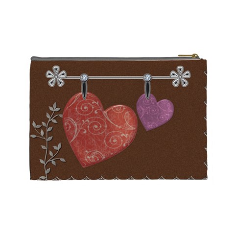 Mom Large Cosmetic Bag By Lil Back