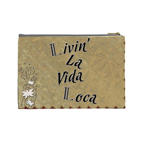 Life Of The Party Large Cosmetic Bag By Lil Back