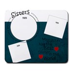 Sisters mousepad - Large Mousepad
