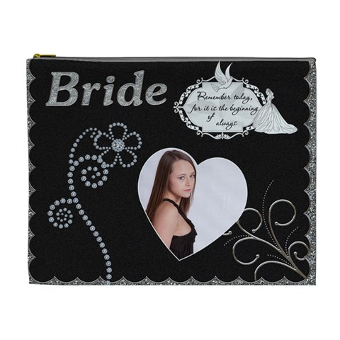 Bride Xl Cosmetic Bag By Lil Front