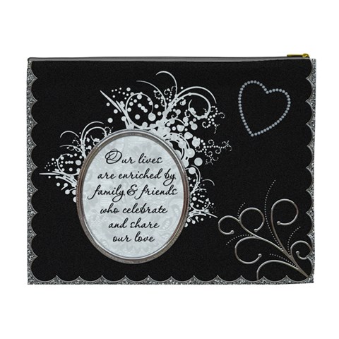 Maid Of Honor Xl Cosmetic Bag By Lil Back
