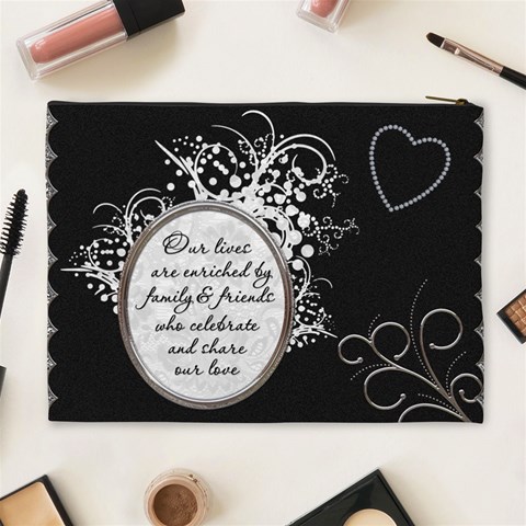 Maid Of Honour Xl Cosmetic Bag (canadian Spelling) By Lil Back