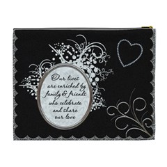 Maid Of Honour Xl Cosmetic Bag (canadian Spelling) By Lil Back