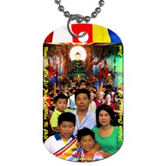 Jade Buddha - Pa Pa  - Dog Tag (Two Sides)