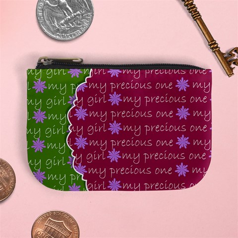 Coin Purse My Girl By Angel Front