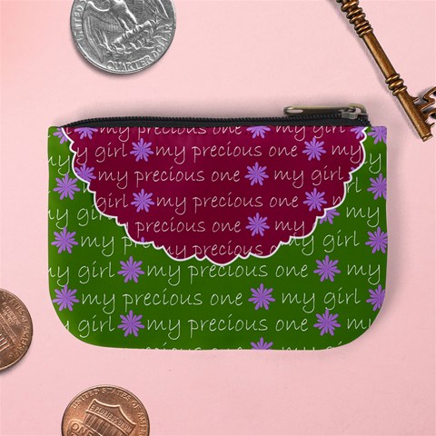 Coin Purse My Girl By Angel Back
