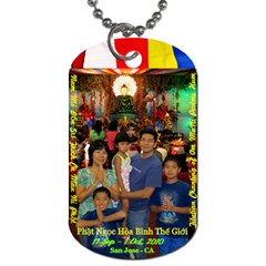 Jade Buddha - TonyHan - Dog Tag (Two Sides)