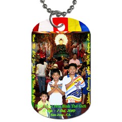 Jade Buddha - Ma`Ma  - Dog Tag (Two Sides)