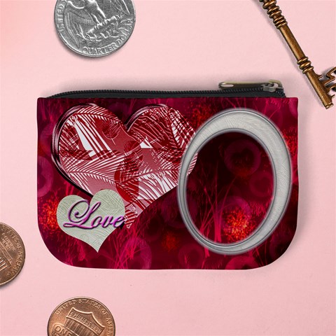 Heart Moon 14 Coin Purse By Ellan Back