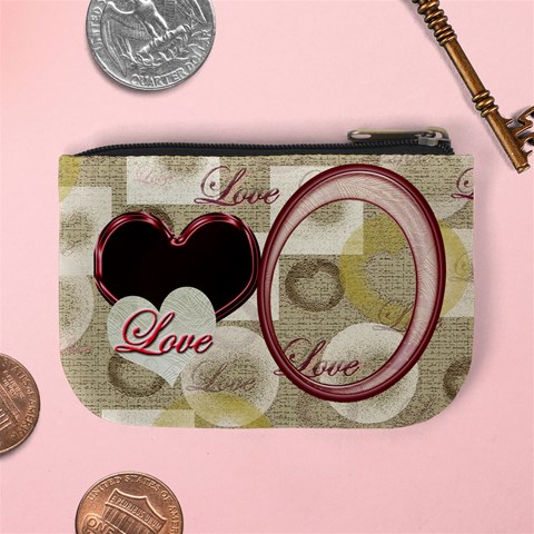 Heart Moon 16 Coin Purse By Ellan Back