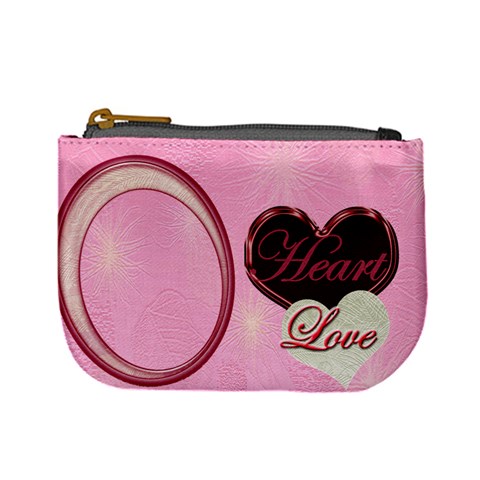 Heart Moon 18a Coin Purse By Ellan Front