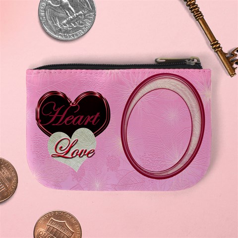 Heart Moon 18a Coin Purse By Ellan Back