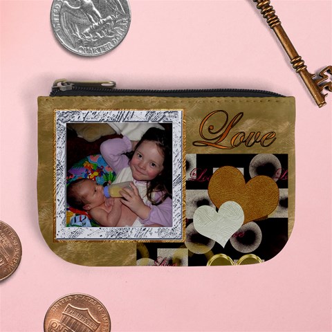 Heart Moon 201 Coin Purse By Ellan Front