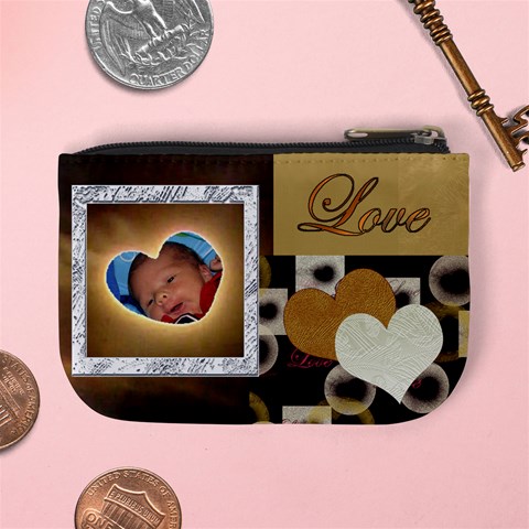 Heart Moon 201 Coin Purse By Ellan Back