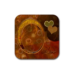 Heart coaster 42 Square - Rubber Coaster (Square) Heart coaster 42 Square - Rubber Coaster (Square)