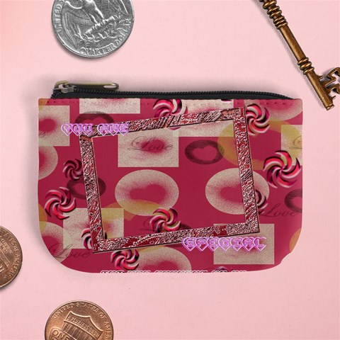 Heart Moon 21 Coin Purse By Ellan Front