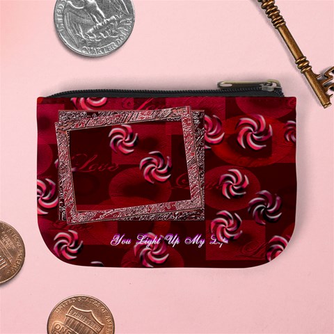 Heart Moon 21 Coin Purse By Ellan Back