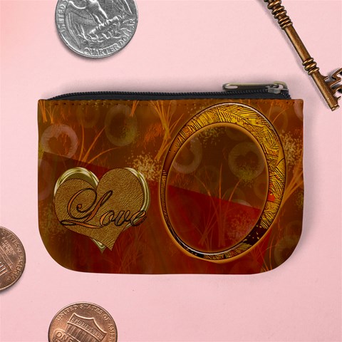 Heart 42 Coin Purse By Ellan Back