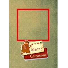 Merry Christmas Holly Jolly  Christmas Card - Greeting Card 5  x 7 