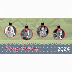 Ornament Christmas Card - 4  x 8  Photo Cards