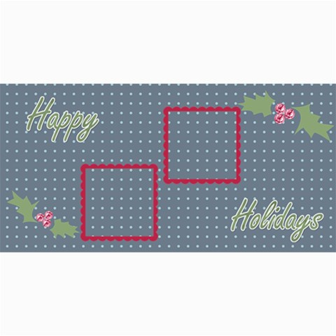 Holly Christmas Card By Martha Meier 8 x4  Photo Card - 2