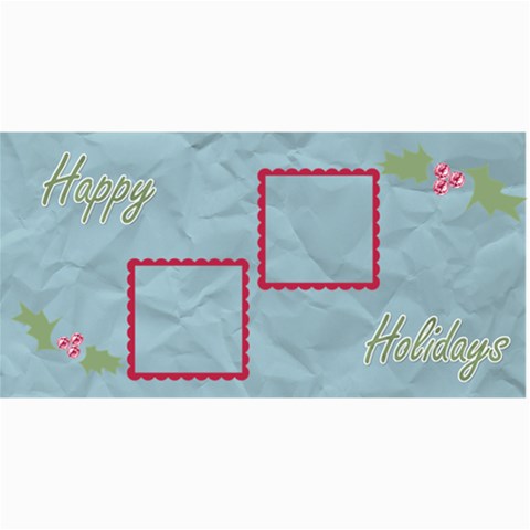Holly Christmas Card By Martha Meier 8 x4  Photo Card - 6