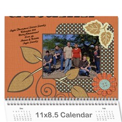 Family Calendar 2011 - Wall Calendar 11  x 8.5  (12-Months)