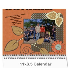 Family Calendar 2011 - Wall Calendar 11  x 8.5  (12-Months)