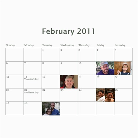 Family Calendar 2011 By Colette Apr 2011