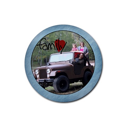 We Are Family Coaster By Amanda Bunn Front