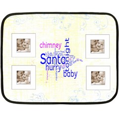 Santa Baby Lemon & Blue Mini Fleece - Fleece Blanket (Mini)