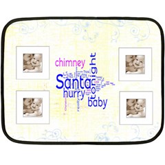 Santa Baby Lemon & Blue Mini Fleece - Fleece Blanket (Mini)