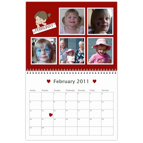 2011 Calendar By Hannah Feb 2011