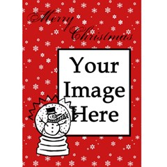 Merry christmas  -  Custom Greeting Card 5  x 7 