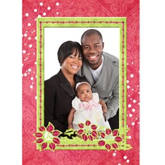 Holly Holiday Card - Greeting Card 5 x 7 Holly Holiday Card - Greeting Card 5 x 7