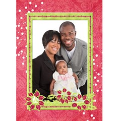 Holly Holiday Card - Greeting Card 5  x 7 