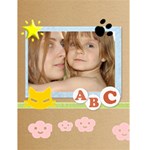 abc card - Greeting Card 4.5  x 6 