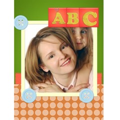 abc card - Greeting Card 4.5  x 6 