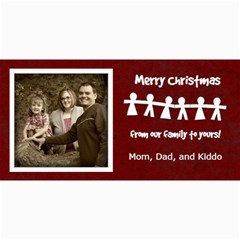 Merry Christmas Card - 4  x 8  Photo Cards