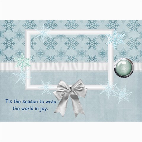 Calming Winter Photo Cards By Bitsoscrap 7 x5  Photo Card - 7