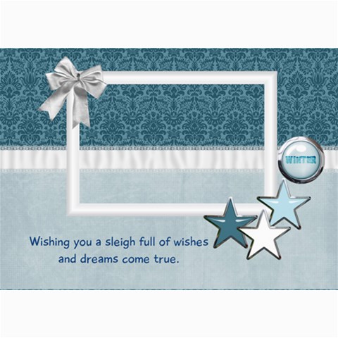 Calming Winter Photo Cards By Bitsoscrap 7 x5  Photo Card - 9