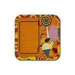 Sweet Harvest Candy Coaster - Rubber Coaster (Square)