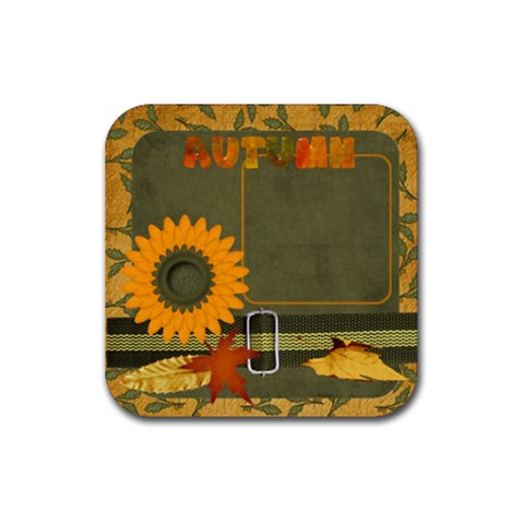 Sweet Harvest Sunflower Coaster By Bitsoscrap Front